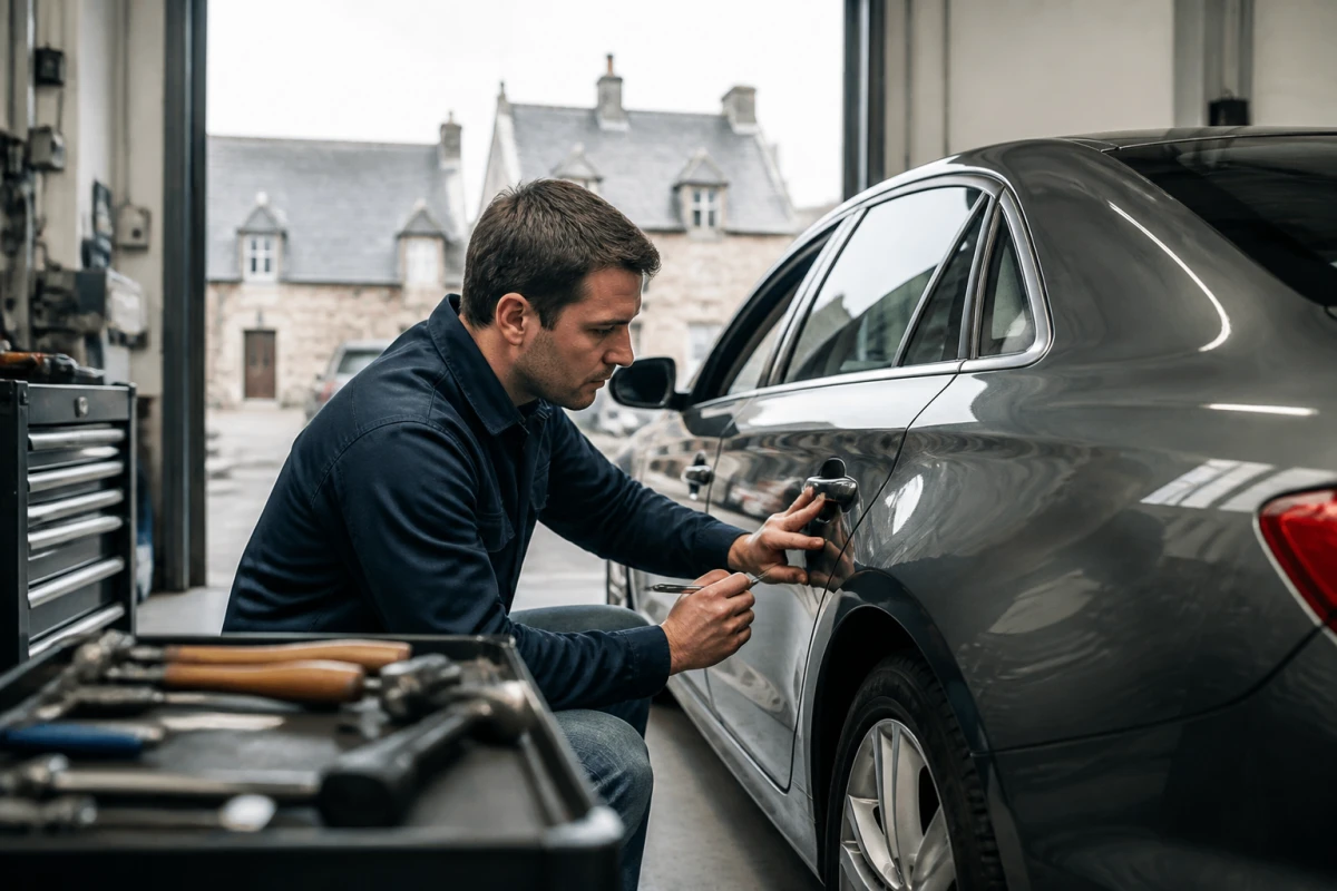 Devis réparation carrosserie urgence Melesse